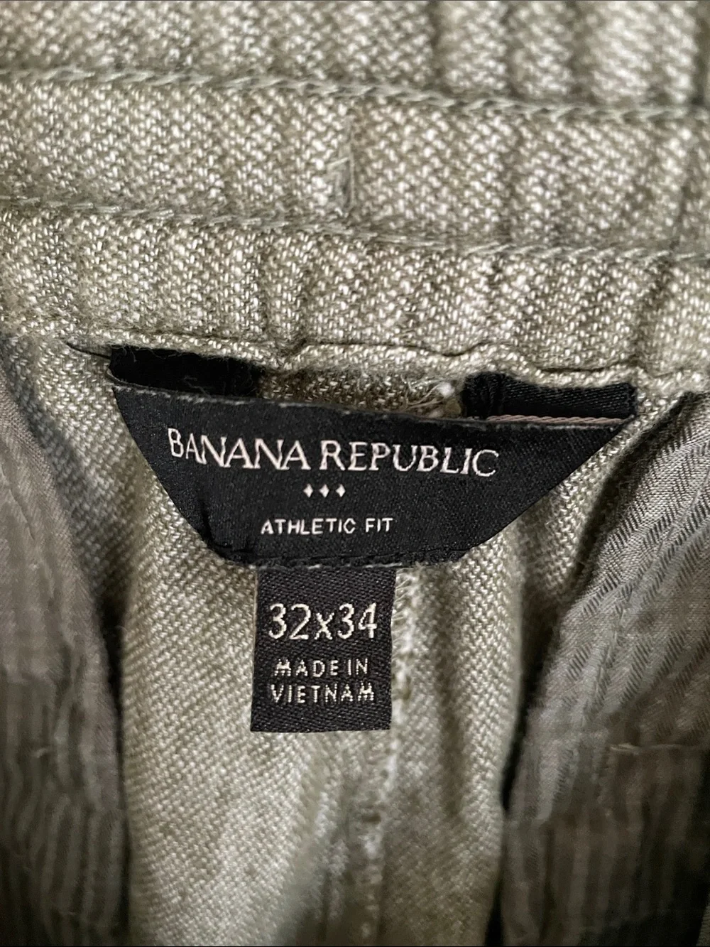 Banana Republic Olive Gray Chinos